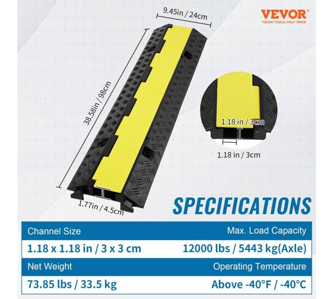 5 vnt guminis kabelių apsaugos rampas6