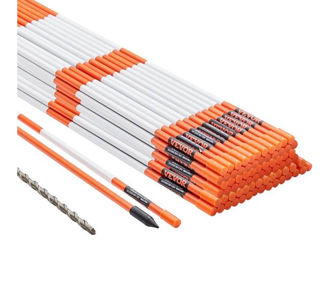 Privažiavimo stulpeliai, 100vnt, oranžiniai su atšvaitu8