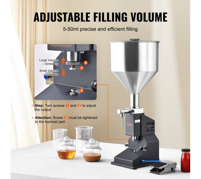 Pneumatinė pasta ir skysčių pildymo mašina2