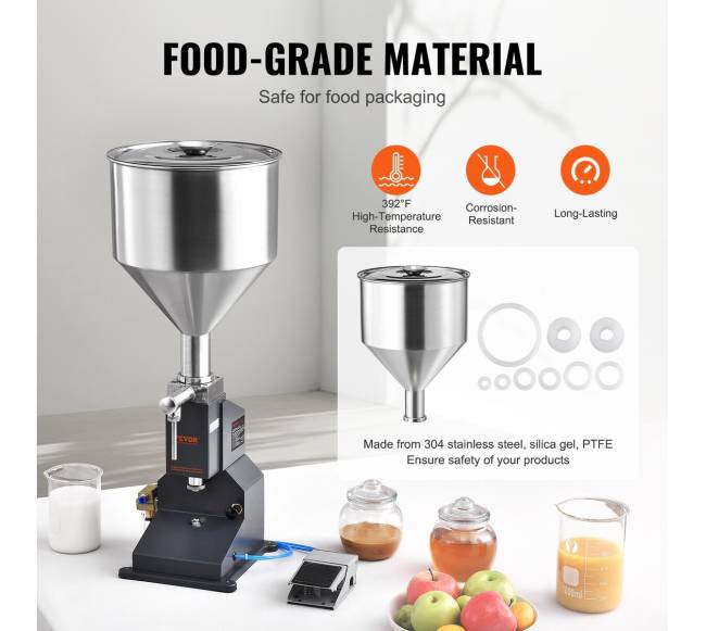 Pneumatinė pasta ir skysčių pildymo mašina3