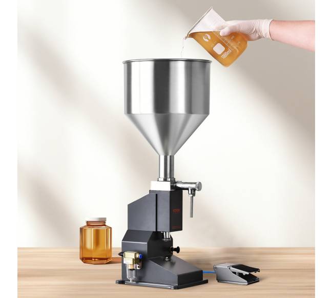 Pneumatinė pasta ir skysčių pildymo mašina7