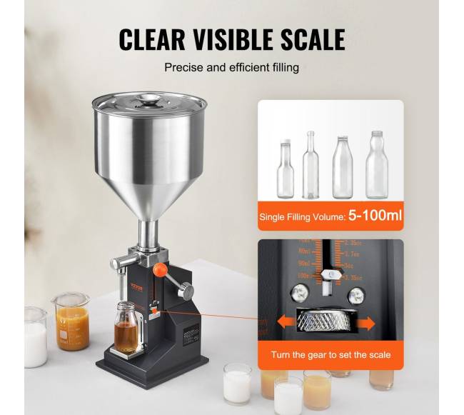 Rankinis skystų pasta užpildymo įrenginys2