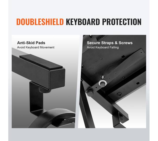 Elektrinio pianino stovų ir suoliukų rinkinys2