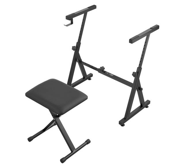 Elektrinio pianino stovų ir suoliukų rinkinys8