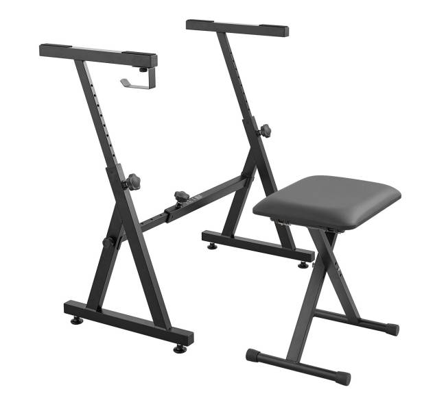 Elektrinio pianino stovų ir suoliukų rinkinys9