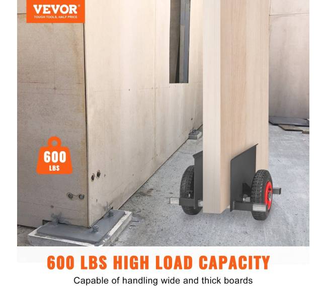 Plokštelių vežimėlis su 8" pneumatine ratuku1