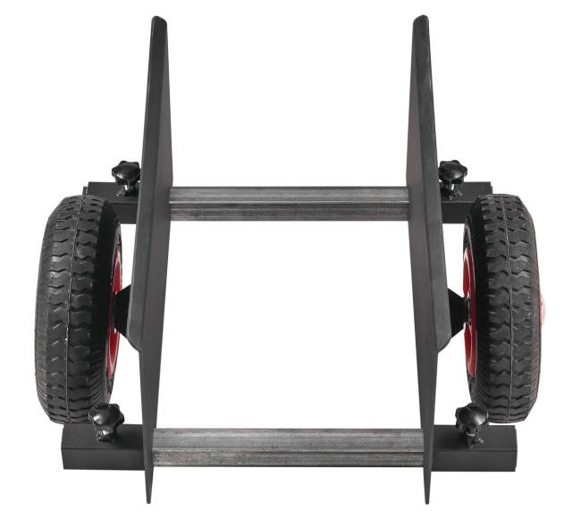 Plokštelių vežimėlis su 8" pneumatine ratuku9