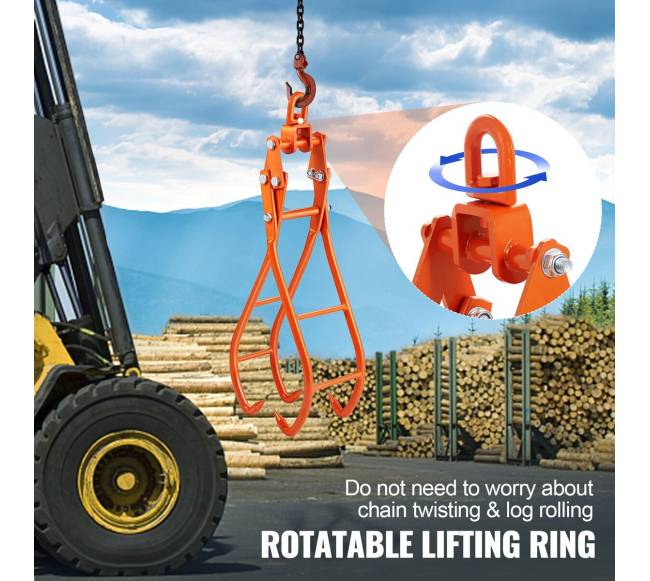 Rąstų pakėlimo kablis, 4 nagų griebtuvai5