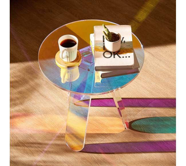 Apvalus vaivorykštės spalvos staliukas7