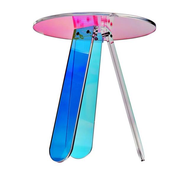 Apvalus vaivorykštės spalvos staliukas10
