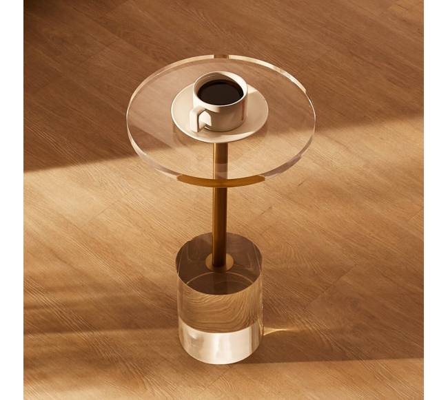 Skaidrus akrilinis staliukas su tvirtu pagrindu7