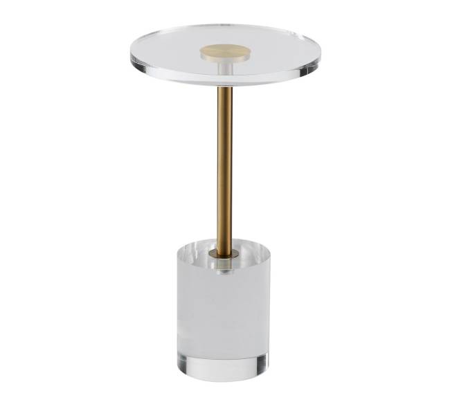 Skaidrus akrilinis staliukas su tvirtu pagrindu8