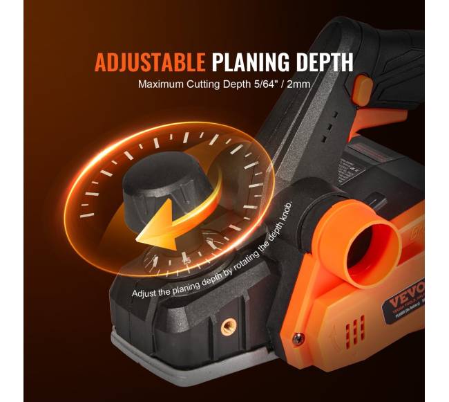 Belaidis elektrinis obliavimo įrankis, 82,55 mm plotis5