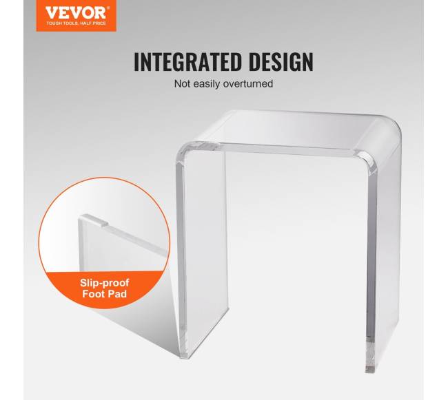 Akrilinė C formos šoninė staliukas4