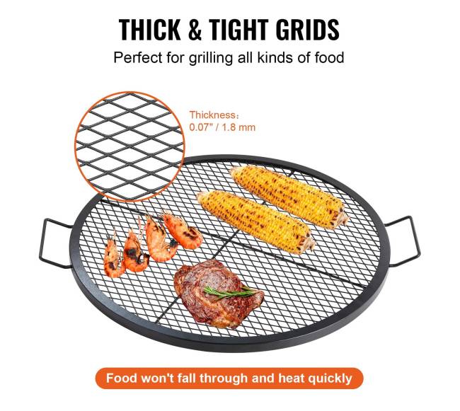 Apvali grotelė griliui laužavietei3