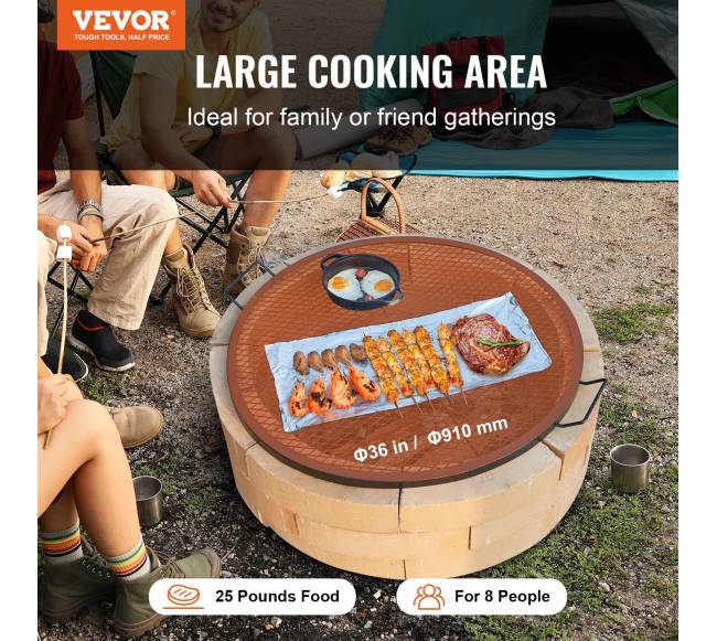 Apvali kepsninės grotelės laužui1