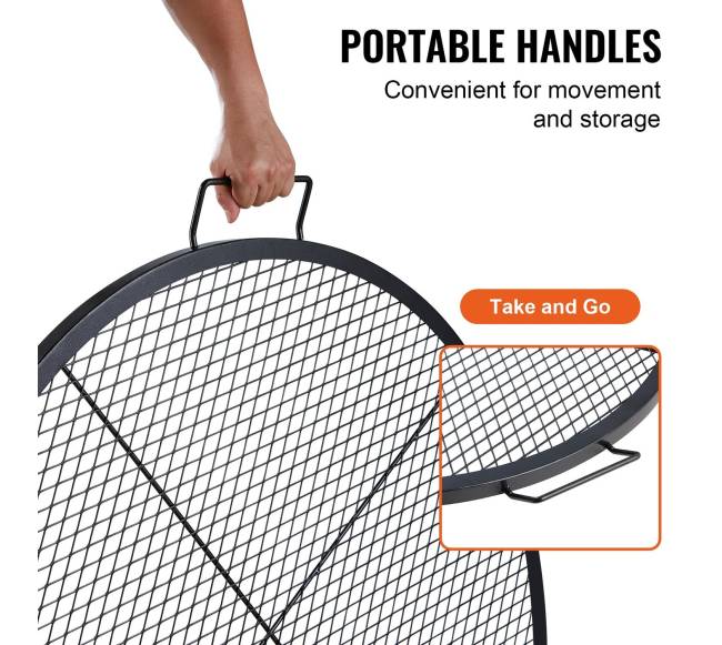 Apvali kepsninės grotelės laužui4