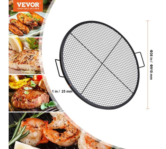 Apvali kepsninės grotelės laužui6