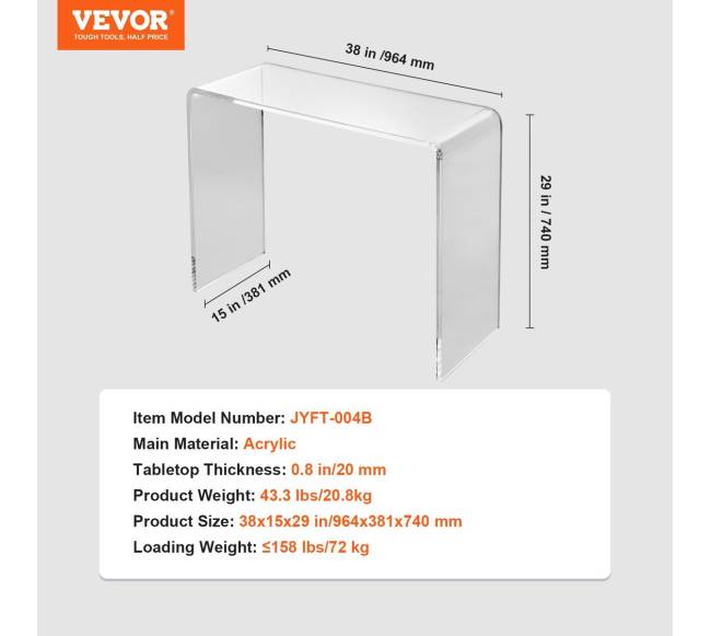 Akrilo konsolinis stalas6