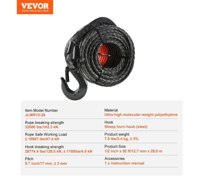 Sintetinis tempimo lynas SUV ir sunkvežimiams6