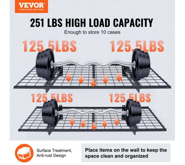 Garažo lentynos, sieninės, 2 vnt.1