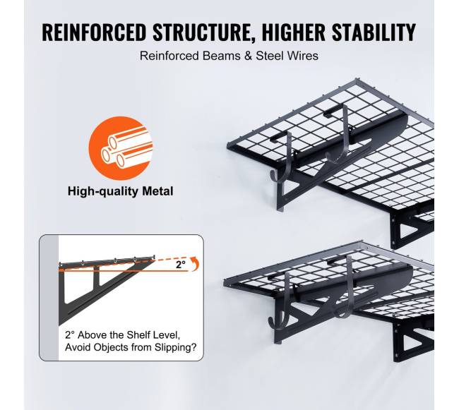 Garažo lentynos, sieninės, 2 vnt.2