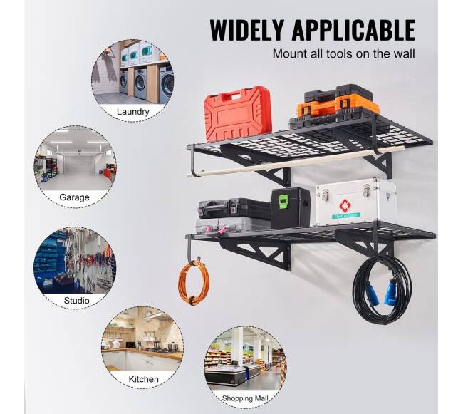 Garažo lentynos, sieninės, 2 vnt.5