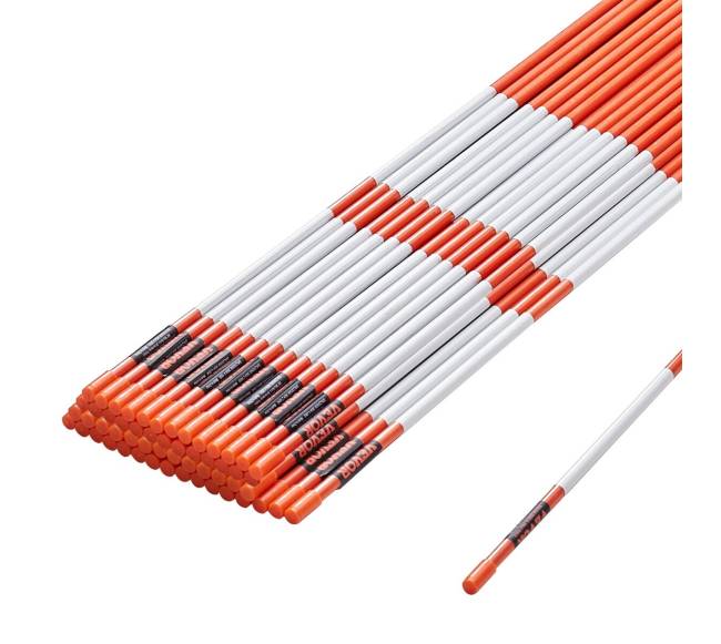 Įvažiavimo žymekliai 50 vnt 122 cm stiklo pluošto 0