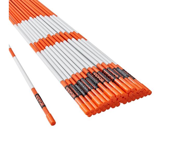 Įvažiavimo žymekliai 50 vnt 122 cm stiklo pluošto 9