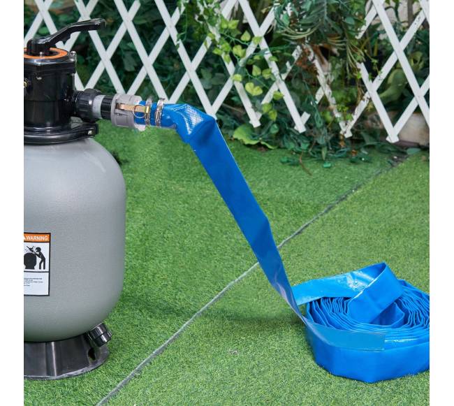 Baseino žarna 2 x 15 m su aliuminio jungtimis7