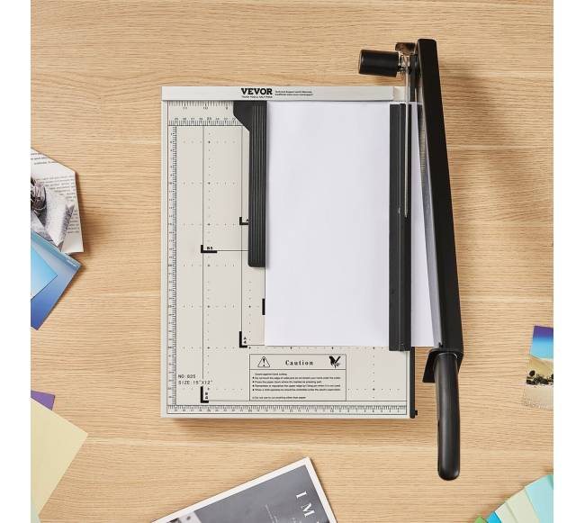 popieriaus pjaustytuvas su giljotina, 381 mm pjūvio ilgis7