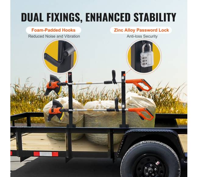 Dvitėsis žoliapjovės laikiklis su spyna3