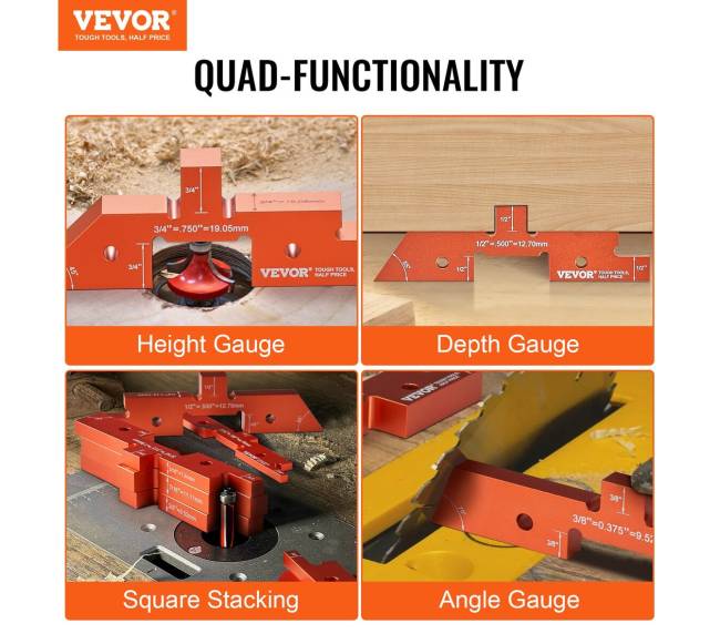 Maršrutizatoriaus stalų reguliavimo strypai 14vnt1