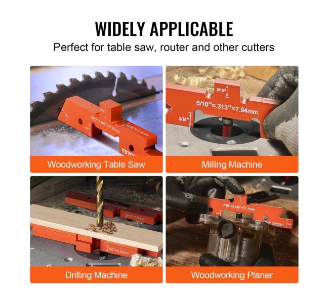 Maršrutizatoriaus stalų reguliavimo strypai 14vnt5