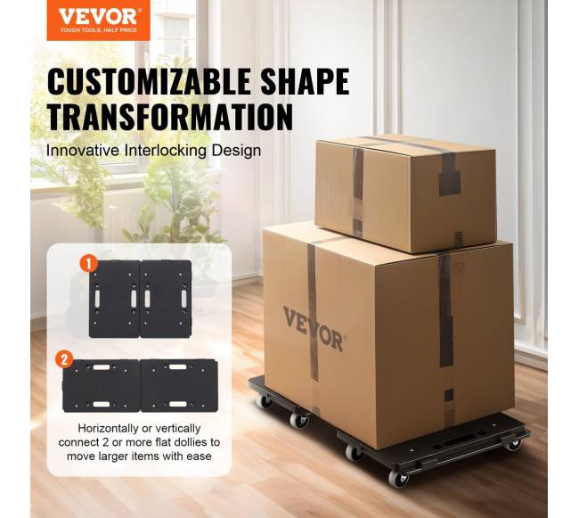 Baldų vežimėlis su 4 ratukais, 2 vnt.1