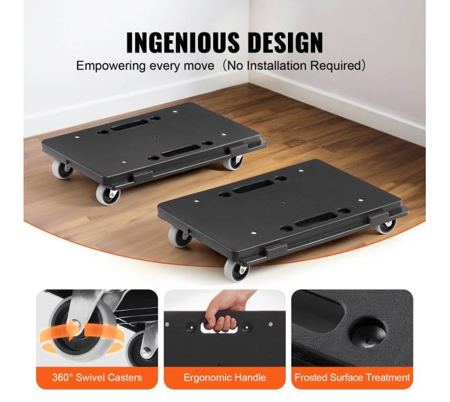 Baldų vežimėlis su 4 ratukais, 2 vnt.2