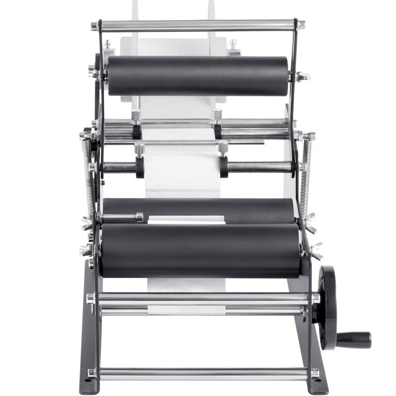 Rankinis apvalių butelių etiketavimo aparatas0