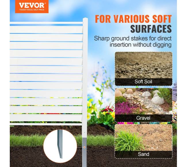 Vinilinė privati tvora 122 cm x 122 cm1