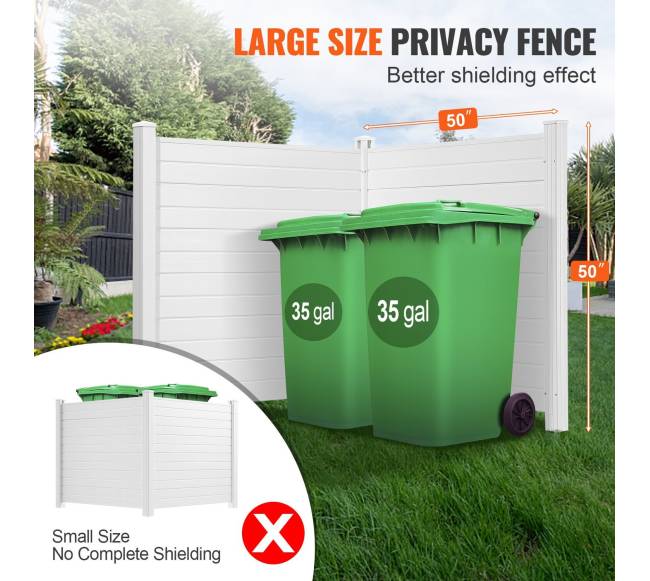 lauko privatumo ekranai 127x127 cm3