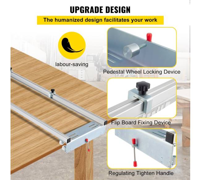 Medžio frezavimo stovas su užraktu, 152.4cm pločio4