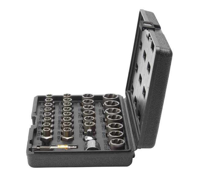 29 dalių varžtų ištraukiklių rinkinys10