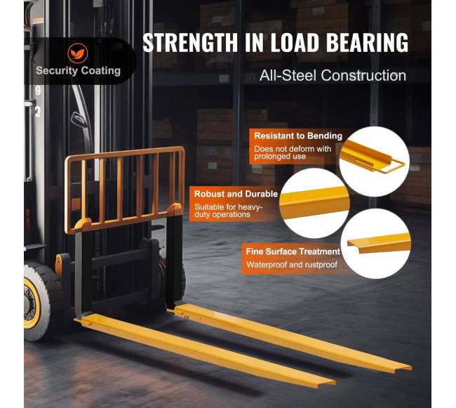 Šakinių krautuvų šakių prailginimai 213 cm, 140 mm2