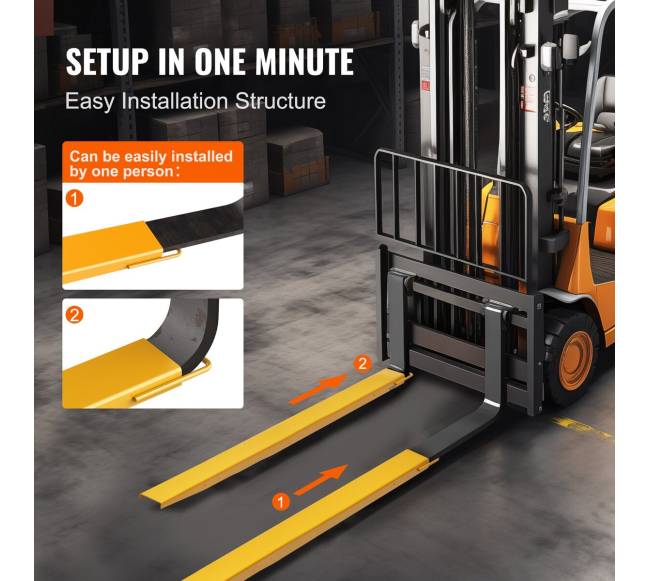 Šakinių krautuvų šakių prailginimai 213 cm, 140 mm4