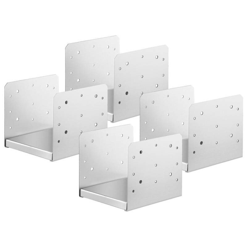 nerūdijančio plieno reguliuojama stulpo atrama 4 vnt.0