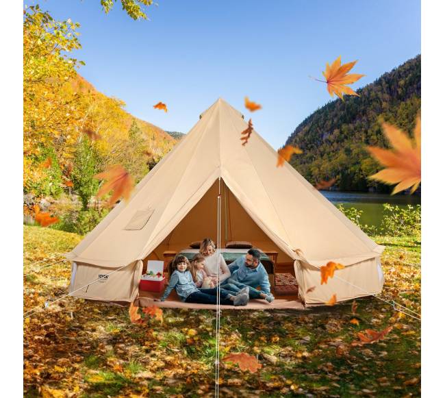 Palapinė iš brezentinio audinio, keturiems sezonams, 6 m7