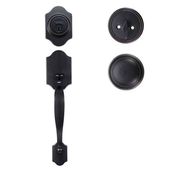 Priekinės durų rankenos ir skląsčio komplektas9