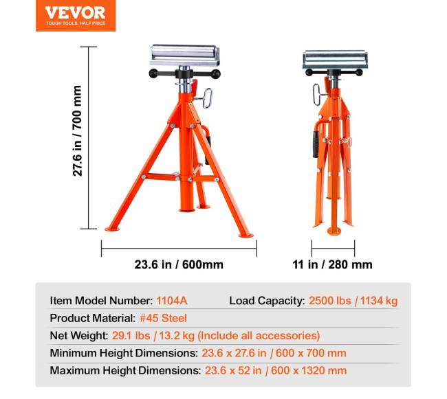Pakeliamas stovas su ritinėliu 1134 kg apkrova6