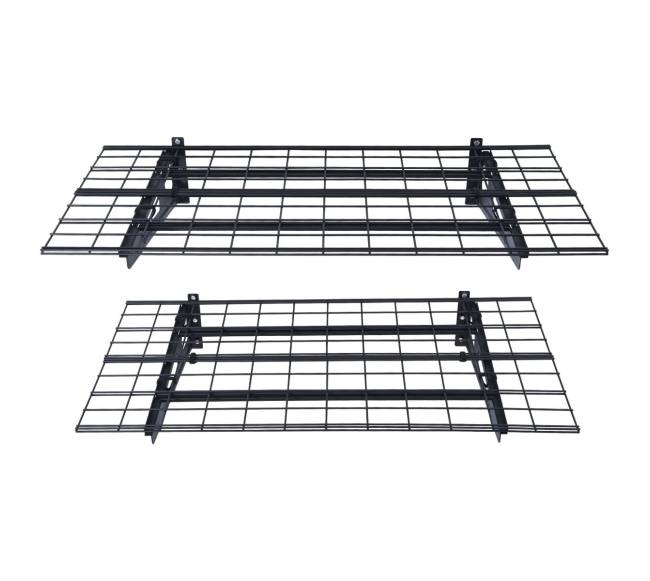 Sandėlio lentynos, 2 vnt., sieninės, 113 kg apkrova0