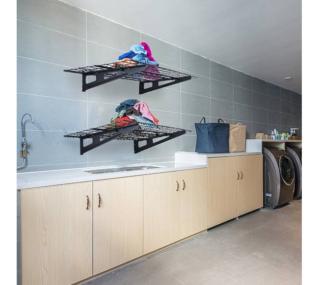 Sandėlio lentynos, 2 vnt., sieninės, 113 kg apkrova7