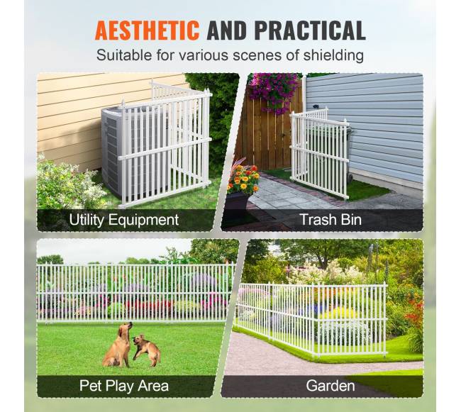 Vinilinės privatumo tvoros panelės 122 cm x 122 cm4